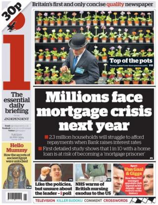 The I front page