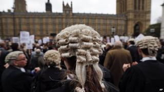 Legal aid protests