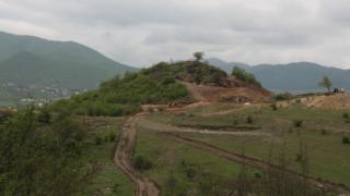 Site of the proposed gold mine in Georgia