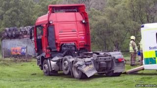 Lorry accident