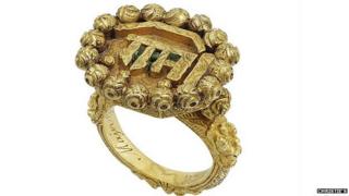 Ring belonging to Tipu Sultan