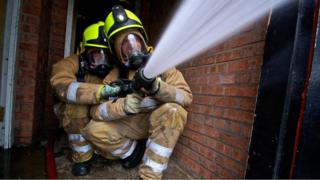 Fire crew