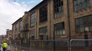 Art school after fire