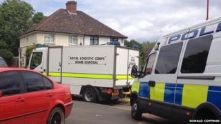 Erdington street cordoned off