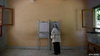 Egyptian voter in Cairo (27/05/14)