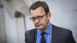 Andy Coulson at Old Bailey