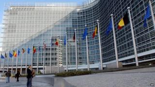 European Commission building in Brussels