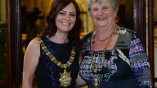 The SDLP's Nichola Mallon has been elected as lord mayor and Maire Hendron of the Alliance Party is the deputy lord mayor