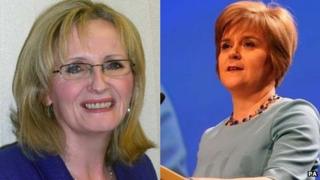 Margaret Curran and Nicola Sturgeon