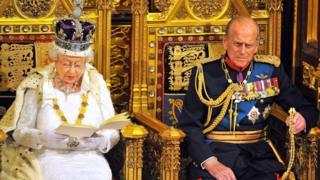 The Queen and Prince Philip at the State Opening of Parliament