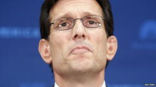 US House Majority Leader Eric Cantor appeared in Washington on 11 June 2014