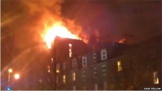 Fire in Dundee
