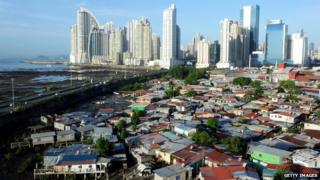 View of Punta Pacifica neighborhood, in Panama City