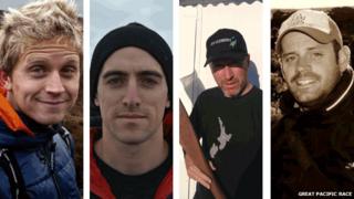 Sam Collins, Fraser Hart, Colin Parker and James White