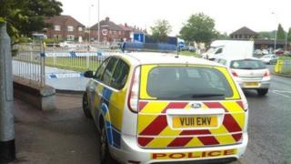 Scene of stabbing