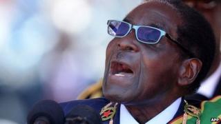 Zimbabwean President Robert Mugabe (22 August 2013)