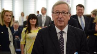 Jean-Claude Juncker at European Parliament, 15 July 2014