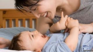 Mother and son