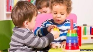 Children playing