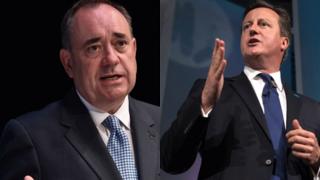 Alex Salmond and David Cameron