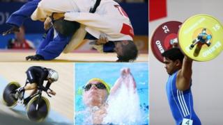 Cycling, swimming, weightlifting and judo
