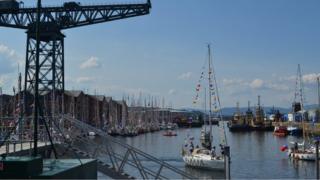 boats at Greenock