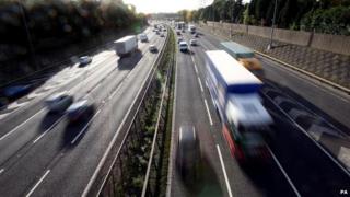 Traffic on a motorway