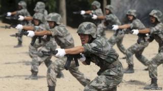 China has one of the largest armies in the world