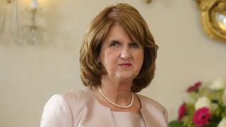 Irish Deputy Prime Minister (Tánaiste) and Minister for Social Protect, Joan Burton