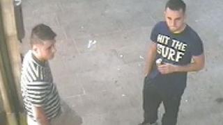 Two men police want to speak to