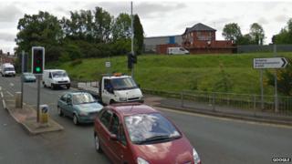 The junction of Burton Road and Eve Lane