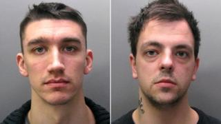 Jamie Smith (left) and Steven Blades