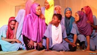 A scene from the play