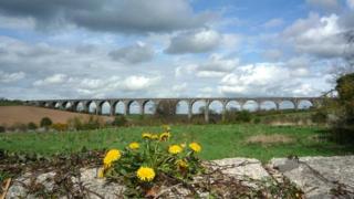 The Craigmore viaduct outside Newry, photographed by Evan Connolly from Coleraine.