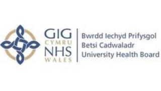Arwydd Bwrdd Iechyd Betsi Cadwaladr