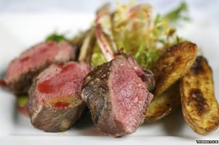 Rack of lamb
