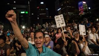 Pro-democracy activists in Hong Kong are angry over Beijing's ruling on electoral reforms
