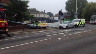 found man norwich road arrests rail dead station near after riverside wales junction caption prince