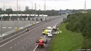 M6 Toll crash