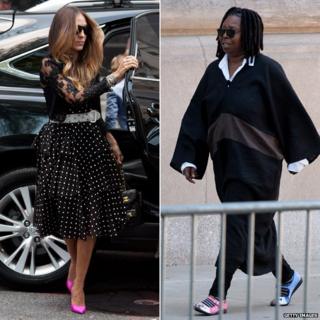 Sarah Jessica Parker (left) and Whoopi Goldberg
