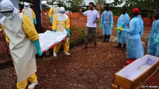 Burial after Ebola death