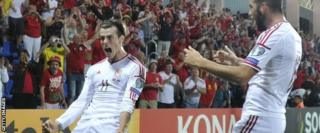 Gareth Bale a Joe Ledley