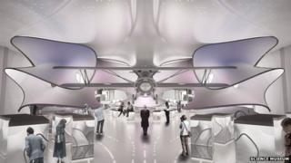 Artist impression of the mathematics galley