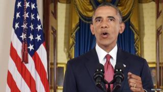 Barack Obama has urged the international community to come together against the Islamic State