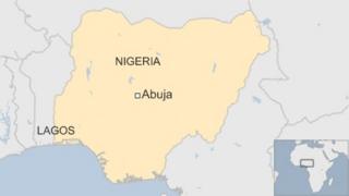 Nigeria Lagos map