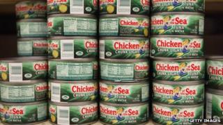 'Chicken of the Sea' canned tuna brand