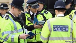 Met Police officers