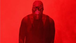 Kanye Weston stage for his Yeezus tour