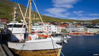 Honningsvag harbour, Norway