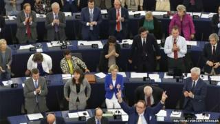 MEP's in Strasbourg on 16 September 2014.